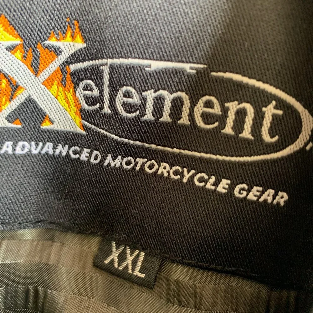 ELEMENT BLACK MOTORCYCLE JACKET SIZE XXL - Picture 4 of 6